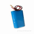 18500 Rechargeable Li-ion Battery Pack with 3.7V Nominal Voltage and 2,800mAh Nominal Capacity